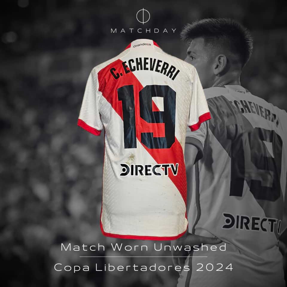 Claudio Echeverri – River Plate – Match worn – Copa Libertadores 2024 - Image 3