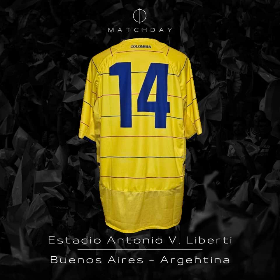 Luis Perea – Colombia – Match worn – 2006 WC Quilifiers - Image 5