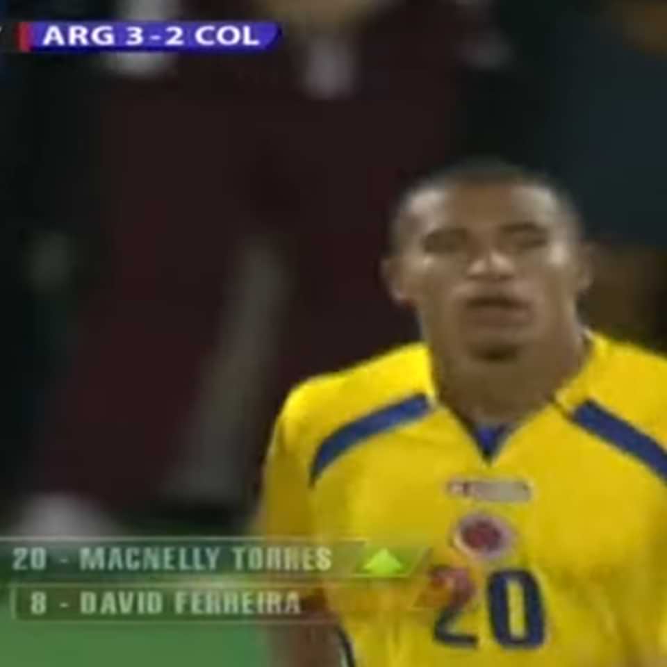 Macnelly Torres – Colombia – Match worn – Copa America 2007 - Image 16