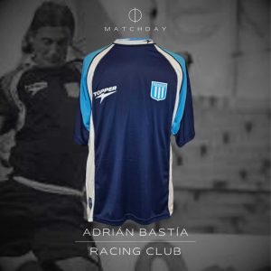 Adrian Bastia - Racing Club - Match shirt - Apertura 2002