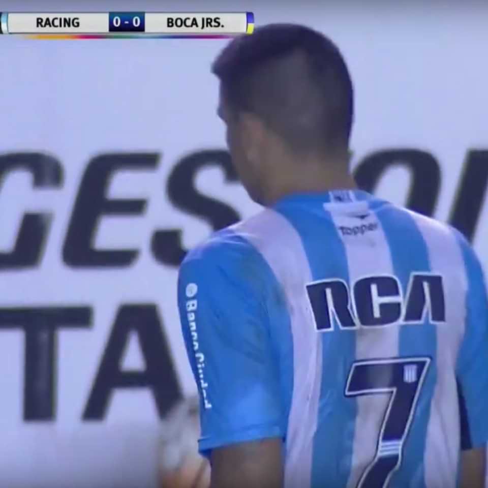 Gustavo Bou – Racing Club – Match worn jersey – Libertadores 2016 - Image 18