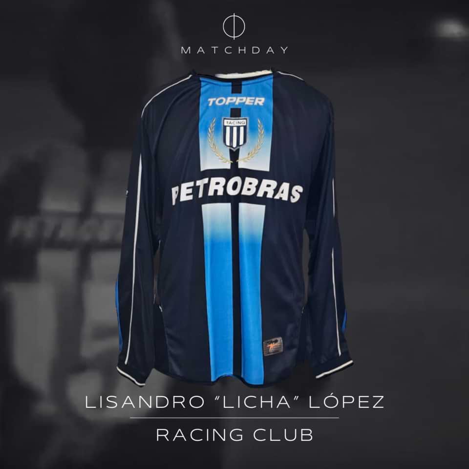 Lisando Lopez – Racing Club – Match worn – Clausura 2005