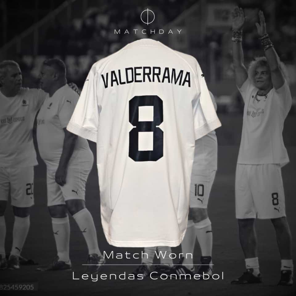 Carlos Valderrama – Tango – Match worn – Conmebol Leyends 2023 - Image 3