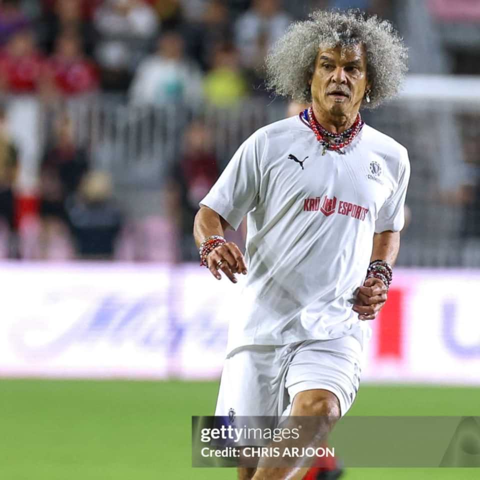 Carlos Valderrama – Tango – Match worn – Conmebol Leyends 2023 - Image 14
