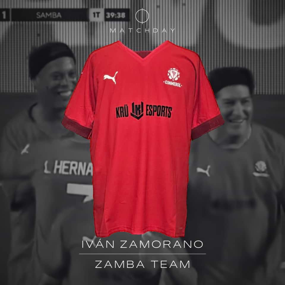 Ivan Zamorano – Zamba – Match worn – Conmebol Leyends 2023