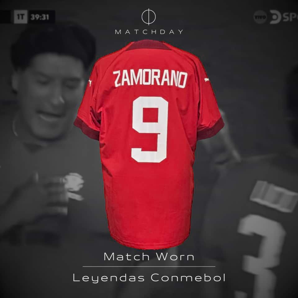 Ivan Zamorano – Zamba – Match worn – Conmebol Leyends 2023 - Image 3