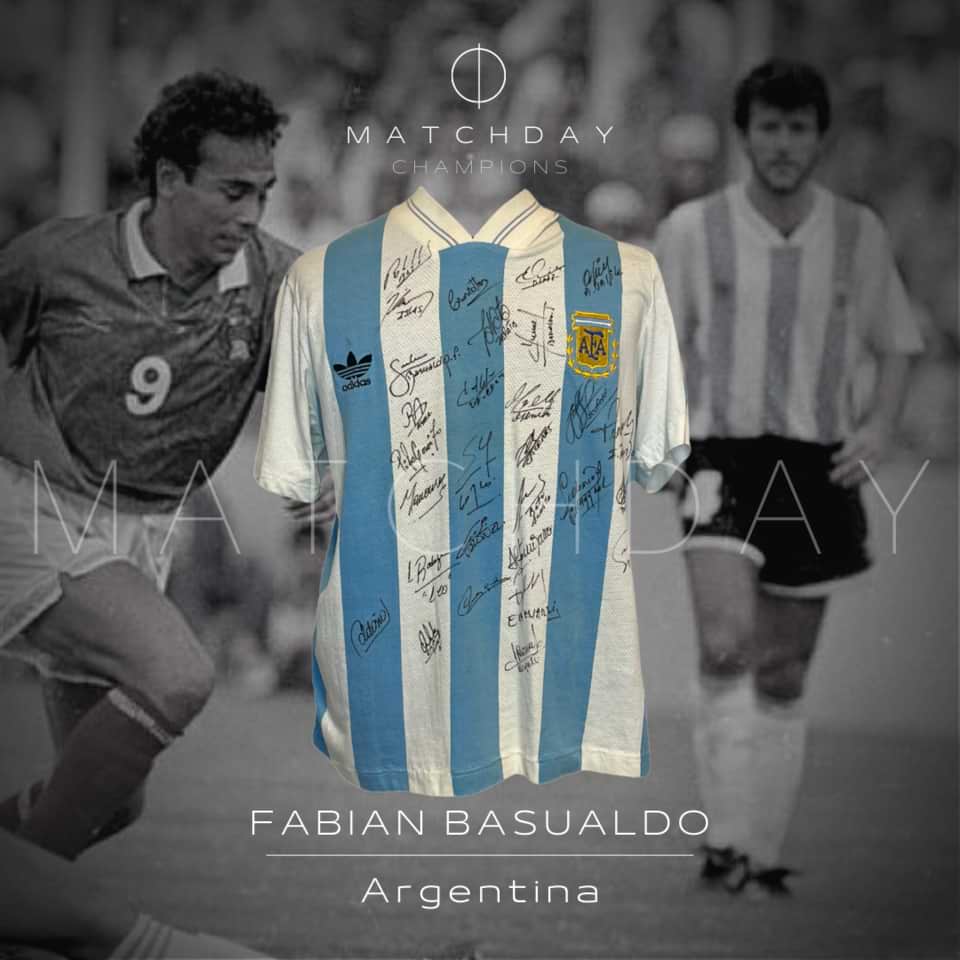 Fabián Basualdo – Argentina National Team – Match worn – Copa América Final 1993
