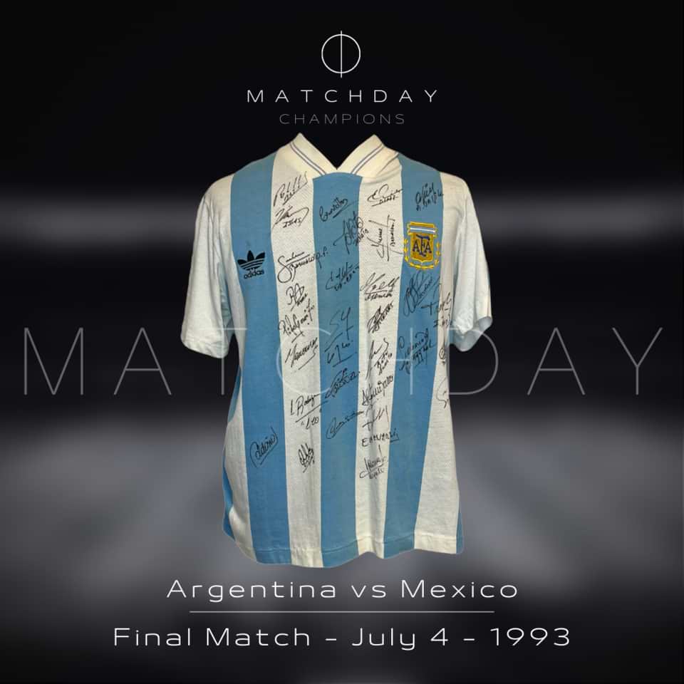 Fabián Basualdo – Argentina National Team – Match worn – Copa América Final 1993 - Imagen 4