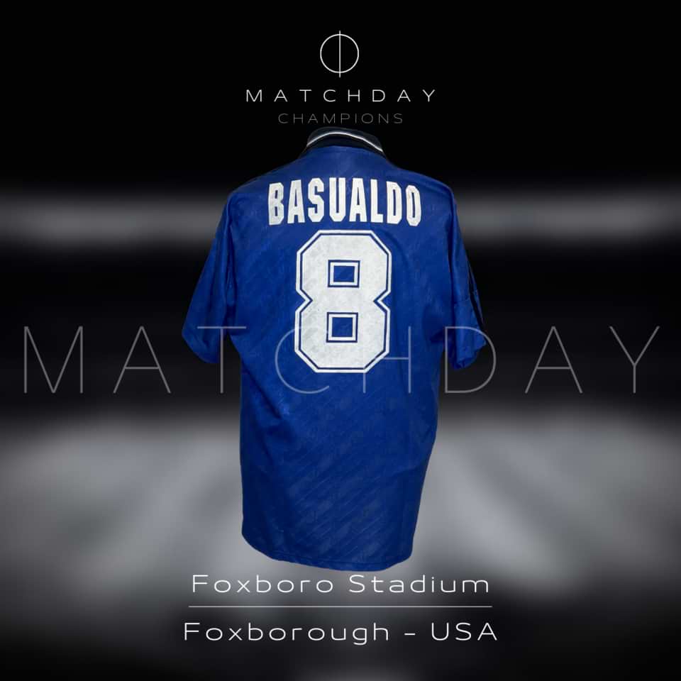 José Basualdo – Argentina National Team – Match worn in bench – World Cup USA 1994 - Imagen 5