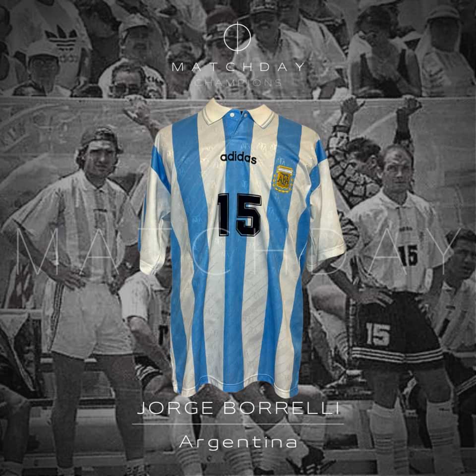 Jorge Borelli – Argentina National Team – Match worn in bench – World Cup USA 1994