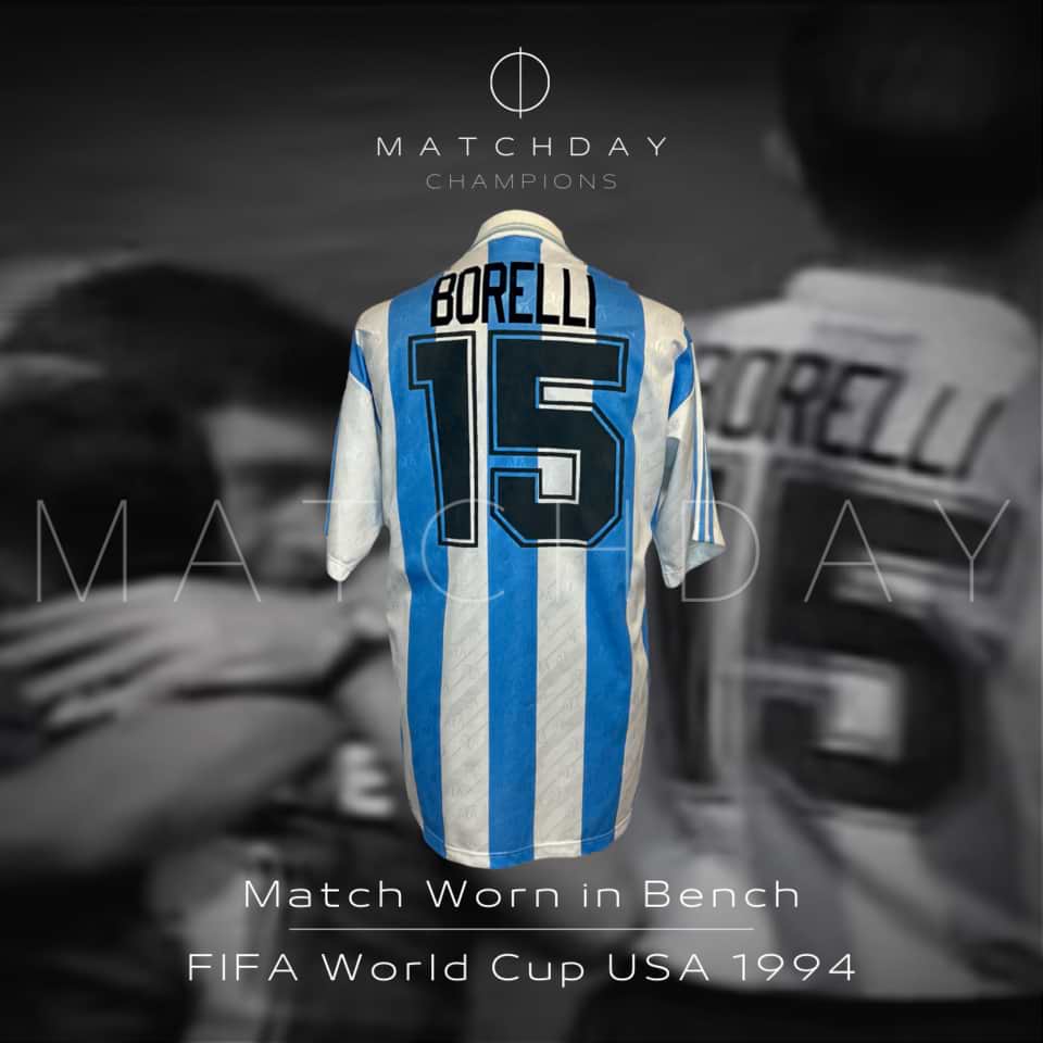 Jorge Borelli – Argentina National Team – Match worn in bench – World Cup USA 1994 - Imagen 3
