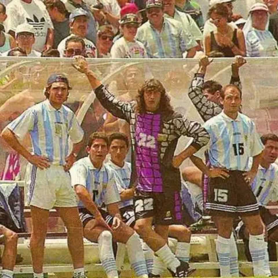 Jorge Borelli – Argentina National Team – Match worn in bench – World Cup USA 1994 - Imagen 11
