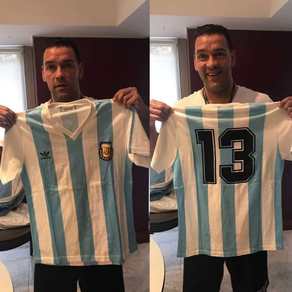 Fabián Garfagnoli – Argentina National Team – Match Worn in bench – 1992 - Imagen 11