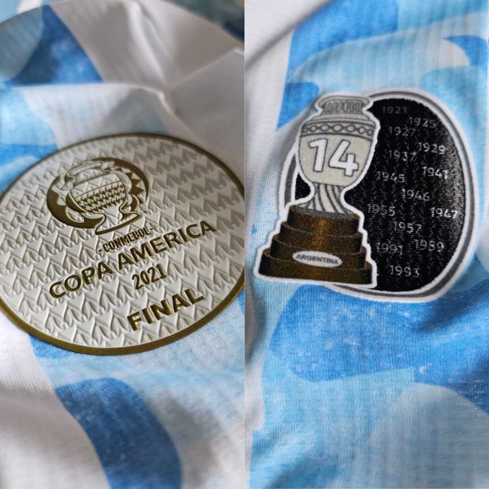 Nicolás Gonzalez – Argentina National Team – Match issue jersey + Shorts – Copa América 2021 - Imagen 8