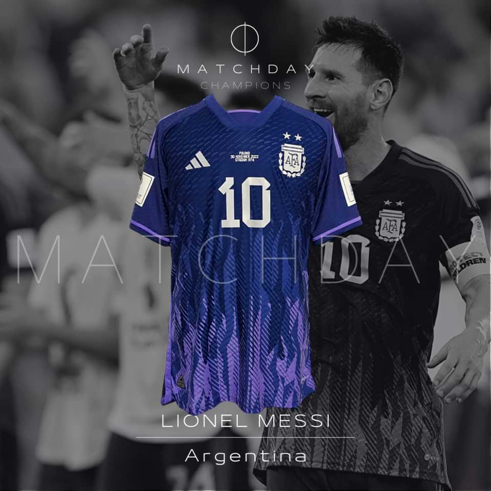 Lionel Messi – Argentina National Team – FIFA World Cup Qatar 2022 – Match Issue