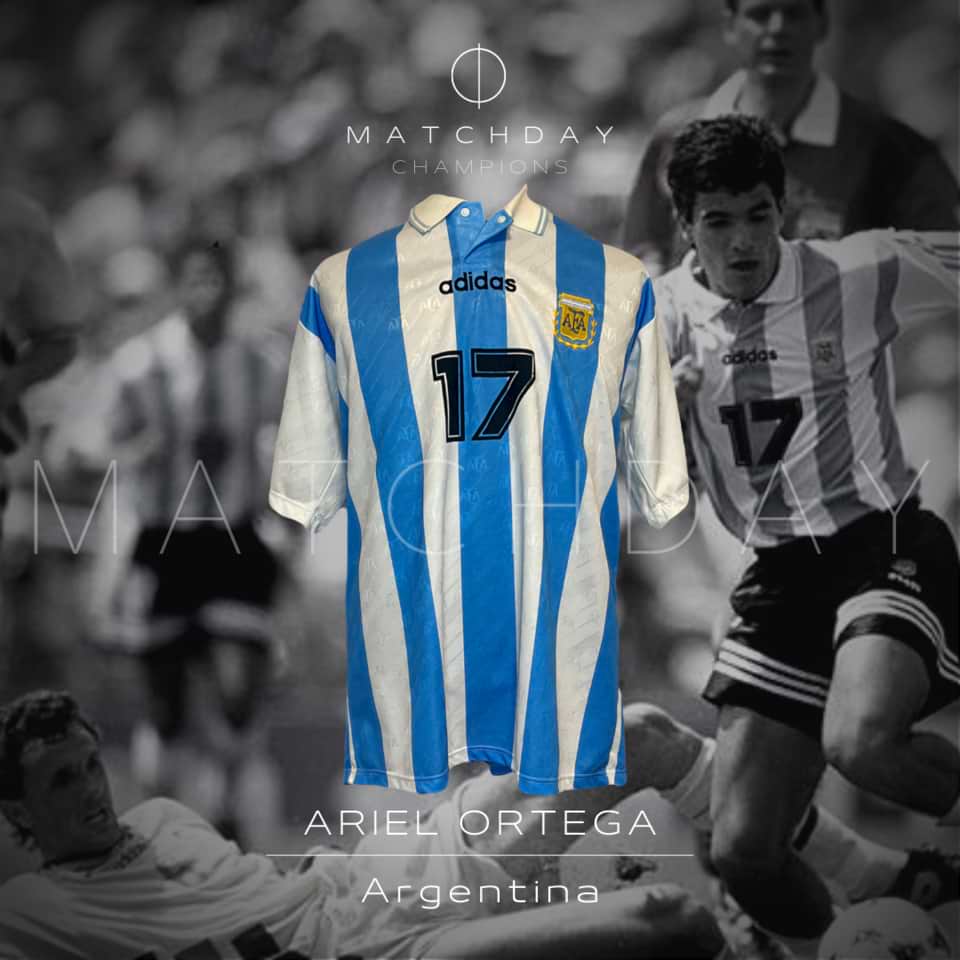 Ariel Ortega – Argentina National Team – Match worn – World Cup USA 1994