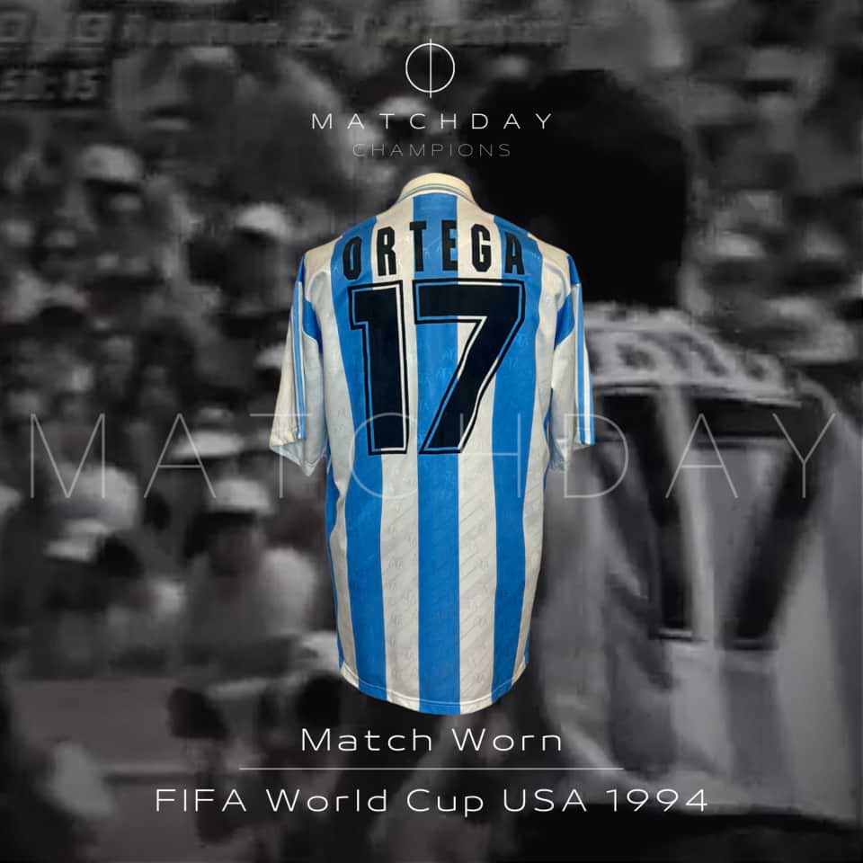 Ariel Ortega – Argentina National Team – Match worn – World Cup USA 1994 - Imagen 3