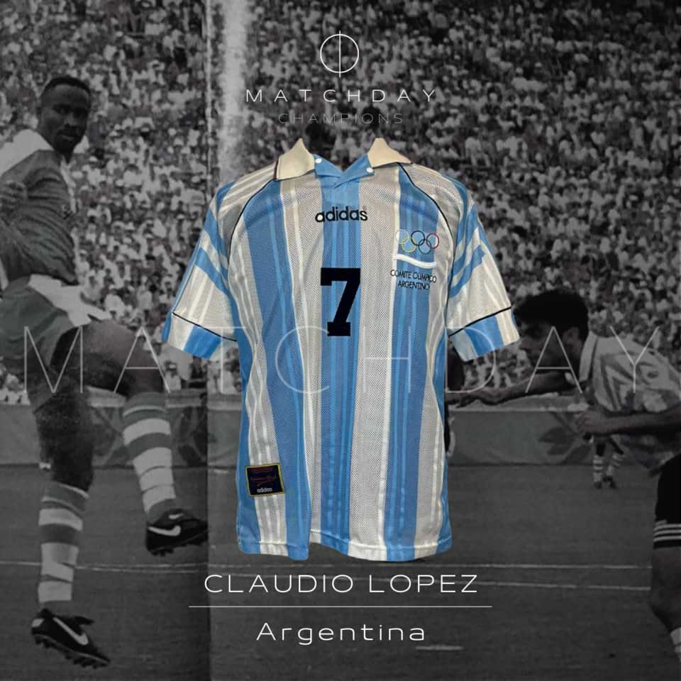 Claudio “Piojo” Lopez – Argentina National Team – Match worn in Final – Olympic Games Atlanta 1996