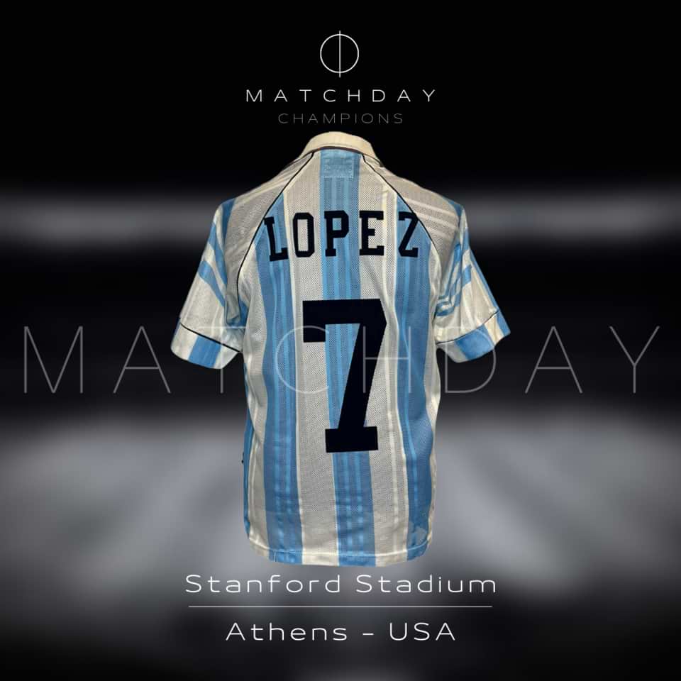 Claudio “Piojo” Lopez – Argentina National Team – Match worn in Final – Olympic Games Atlanta 1996 - Imagen 5
