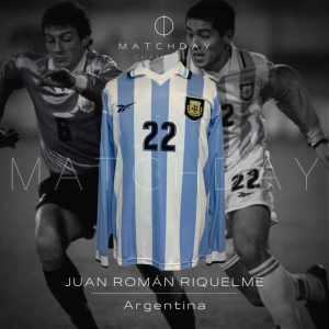 Juan Roman Riquelme - Matchworn AFA - Copa America 1999