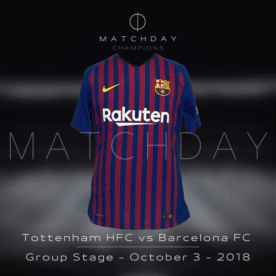 Lionel Messi – Barcelona FC – Champions League – Match Issue + Captain Ribbon - Imagen 4