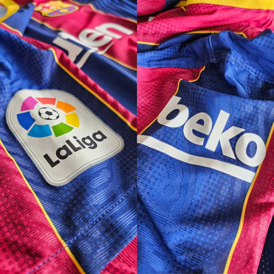 Lionel Messi – Barcelona FC – LaLiga 2020 – Match Issue Jersey + Barcelona Socks - Imagen 8