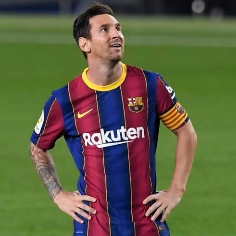 Lionel Messi – Barcelona FC – LaLiga 2020 – Match Issue Jersey + Barcelona Socks - Imagen 12