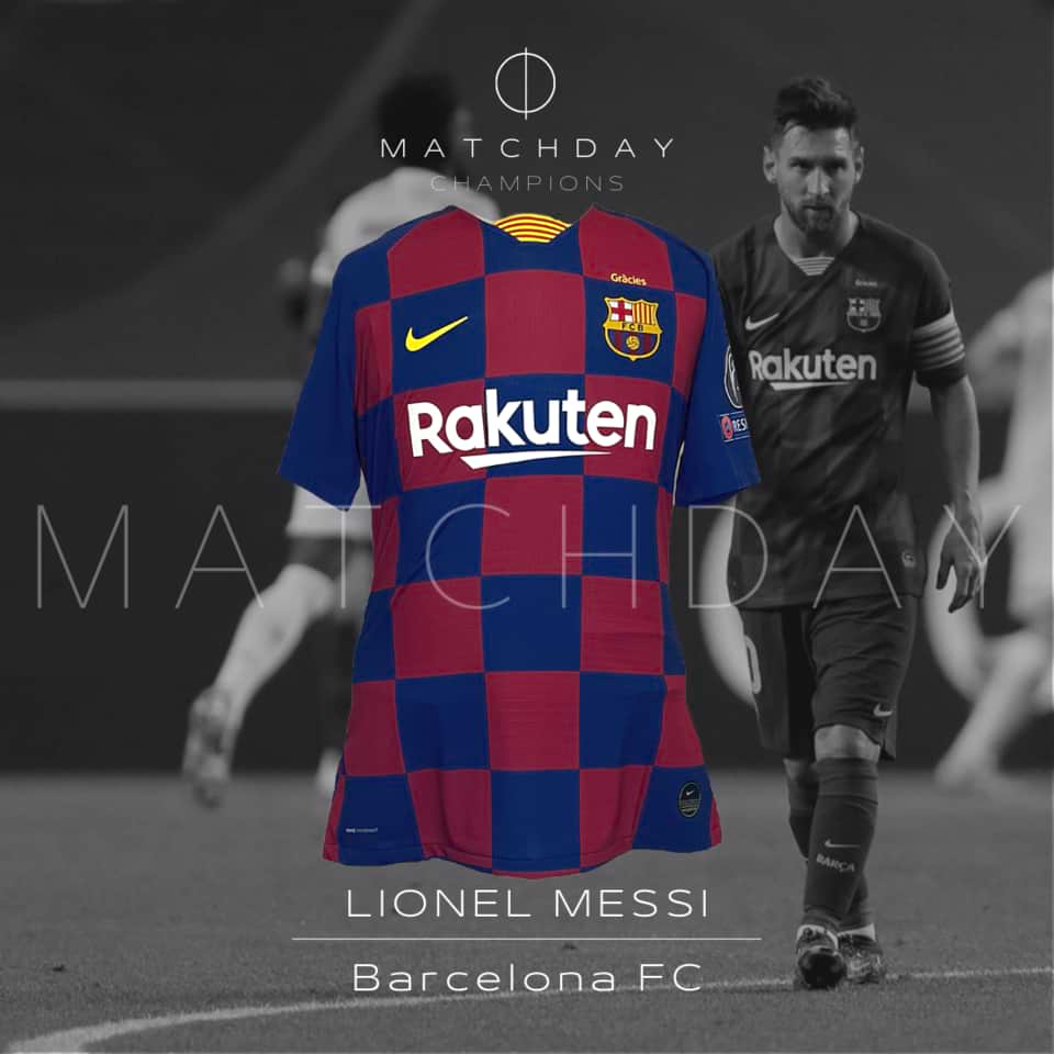 Lionel Messi – Barcelona FC – Champions League 2020 – Match Issue