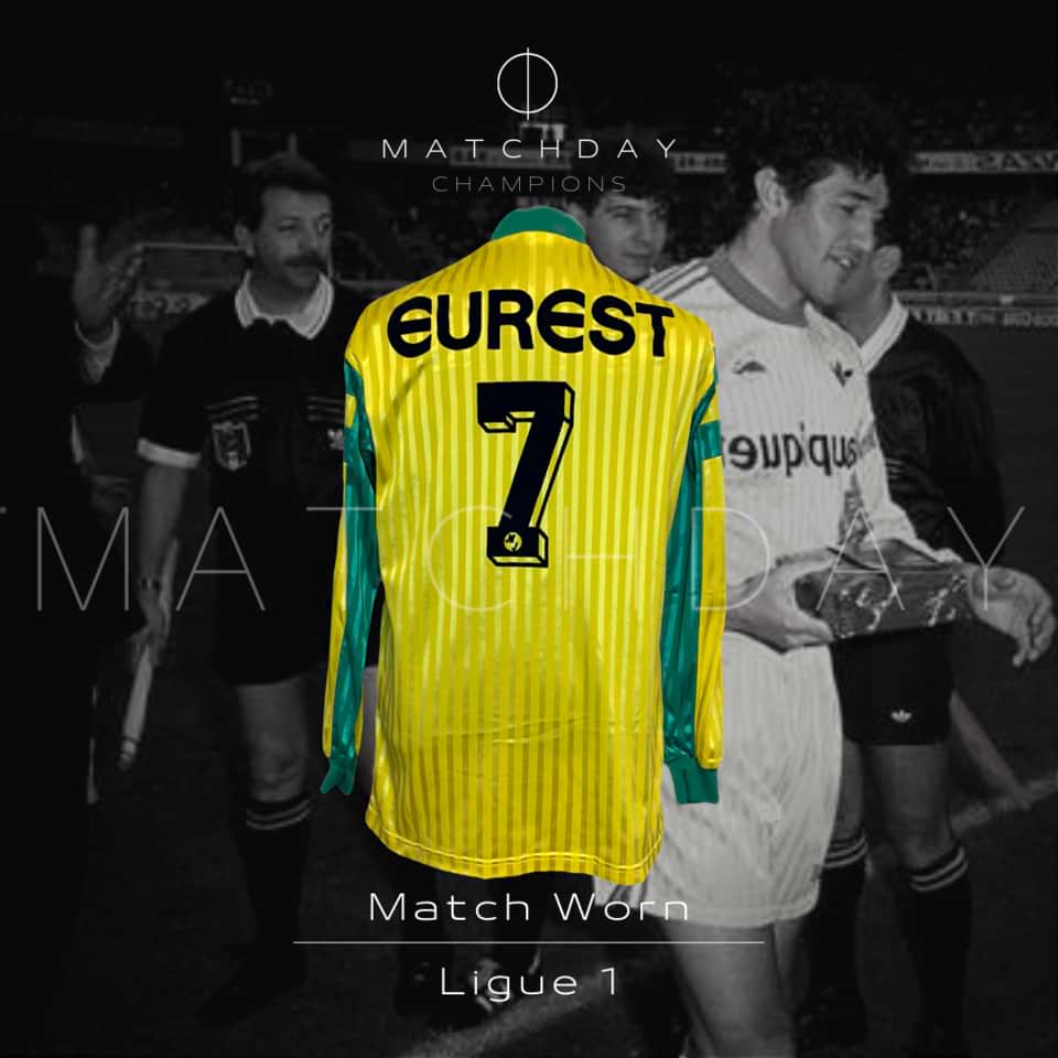 Jorge Burruchaga – FC Nantes – Match Worn – 1991 - Imagen 3