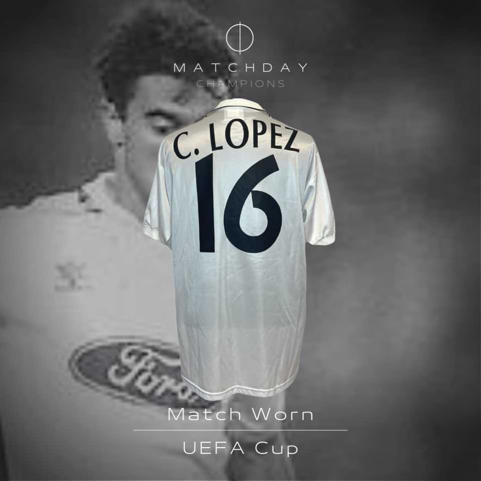 Claudio “Piojo” Lopez – Valencia CF – Match worn – UEFA Cup - Imagen 3