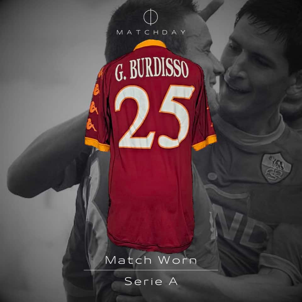 Guillermo Burdisso – AS Roma – Match worn – Serie A 2010 - Image 3