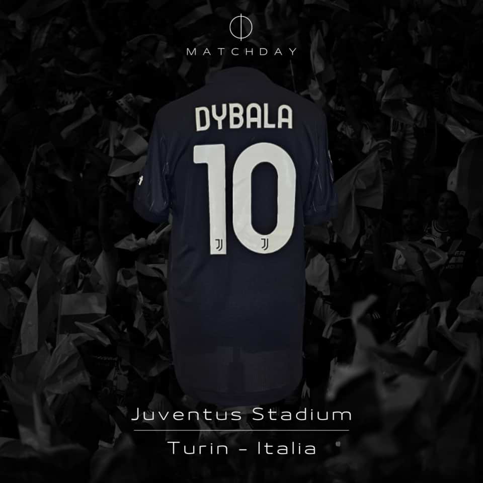 Paulo Dybala – Juventus – Match issue + Captain ribbon – Champions League 2021 - Image 5