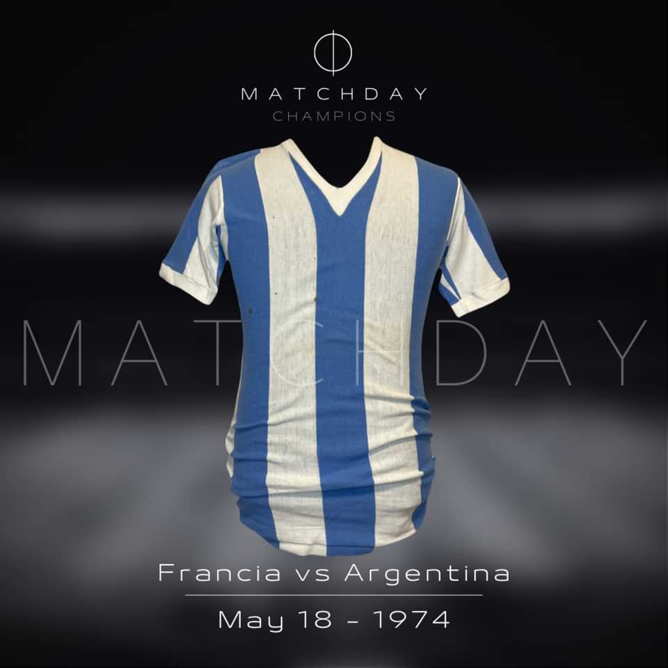 Mario Kempes – Argentina National Team – Match Worn 1974 - Imagen 4