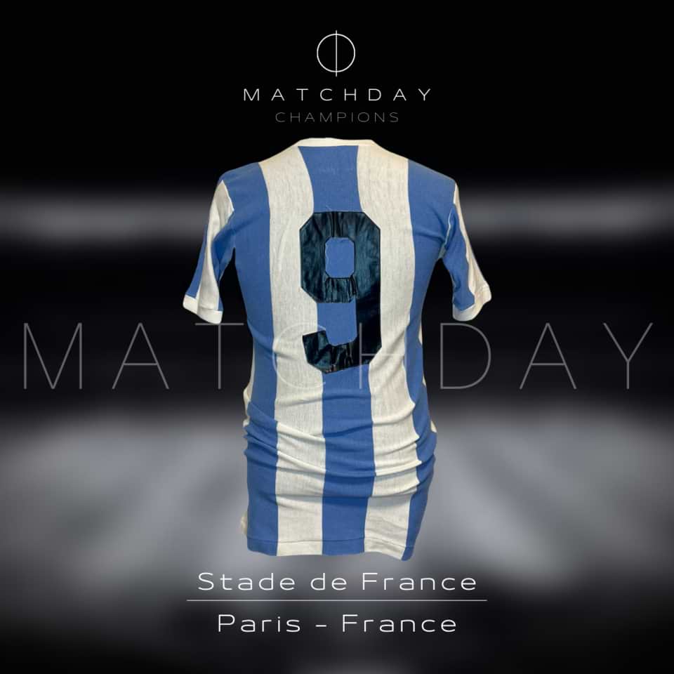 Mario Kempes – Argentina National Team – Match Worn 1974 - Imagen 5