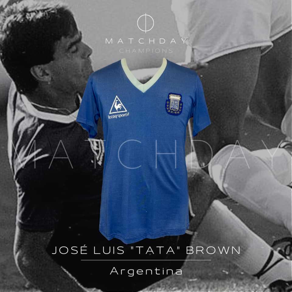 José Luis Brown – Argentina National Team – Match worn – World Cup Mexico 1986
