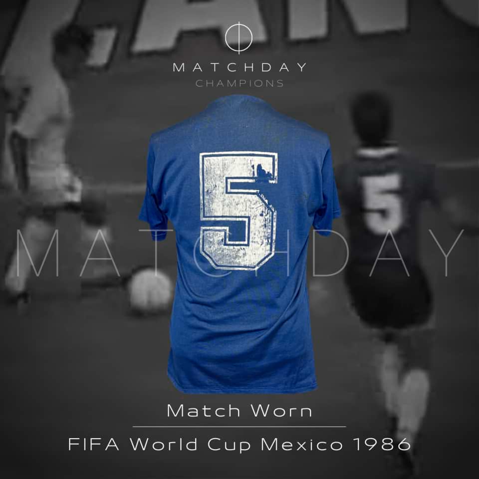 José Luis Brown – Argentina National Team – Match worn – World Cup Mexico 1986 - Imagen 3