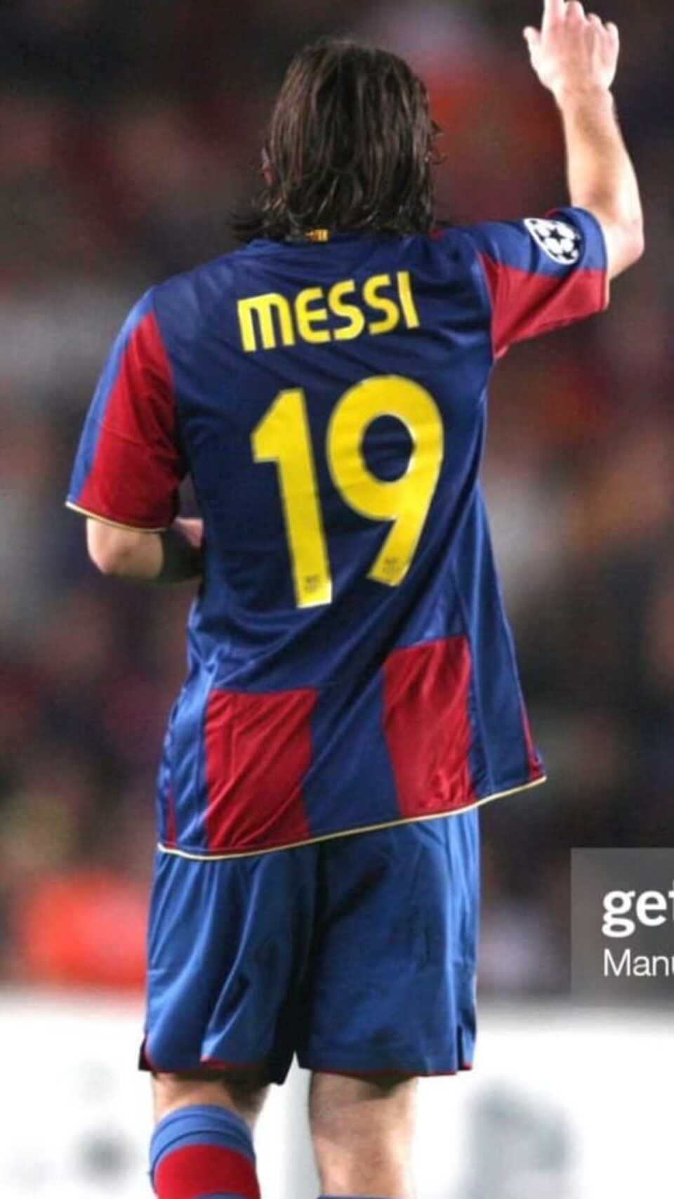 Lionel Messi – Barcelona – Match Worn Unwashed vs Lyon – Champions League 2007/08 - Imagen 16