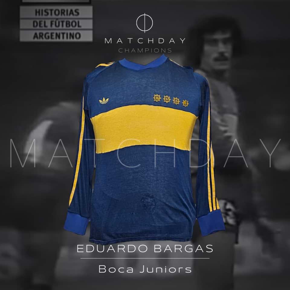 Eduardo Bargas – Boca Juniors Matchworn Jersey – 1982