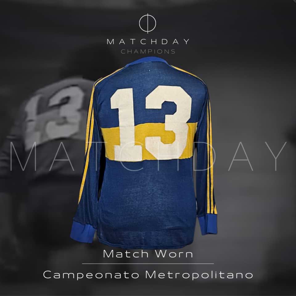 Eduardo Bargas – Boca Juniors Matchworn Jersey – 1982 - Imagen 3
