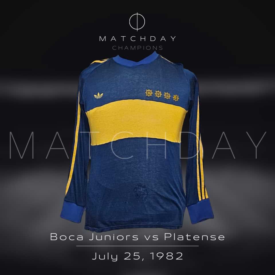 Eduardo Bargas – Boca Juniors Matchworn Jersey – 1982 - Imagen 4