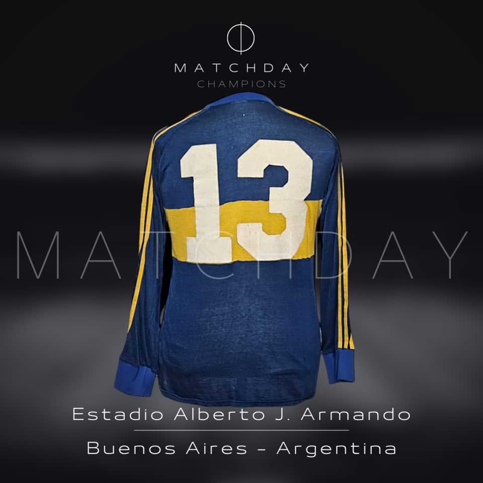 Eduardo Bargas – Boca Juniors Matchworn Jersey – 1982 - Imagen 5