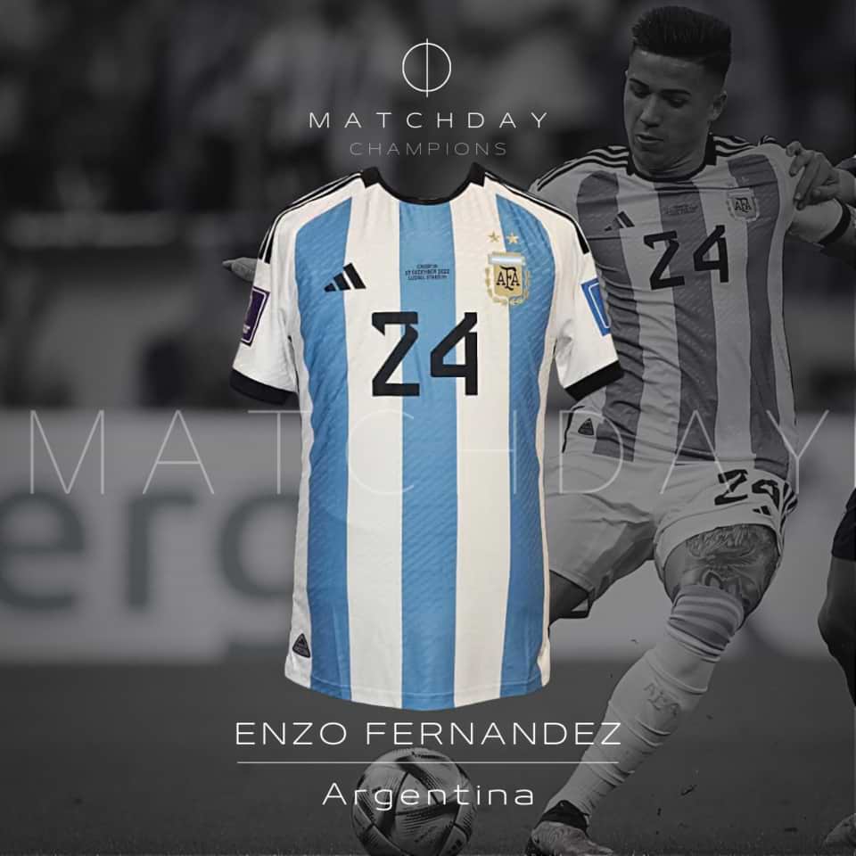 Enzo Fernandez – Argentina National Team – FIFA World Cup Qatar 2022 – Semifinal