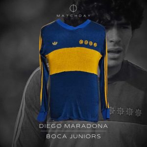 Diego Armando Maradona - Boca Juniors - Match Worn - Torneo Metropolitano 1981