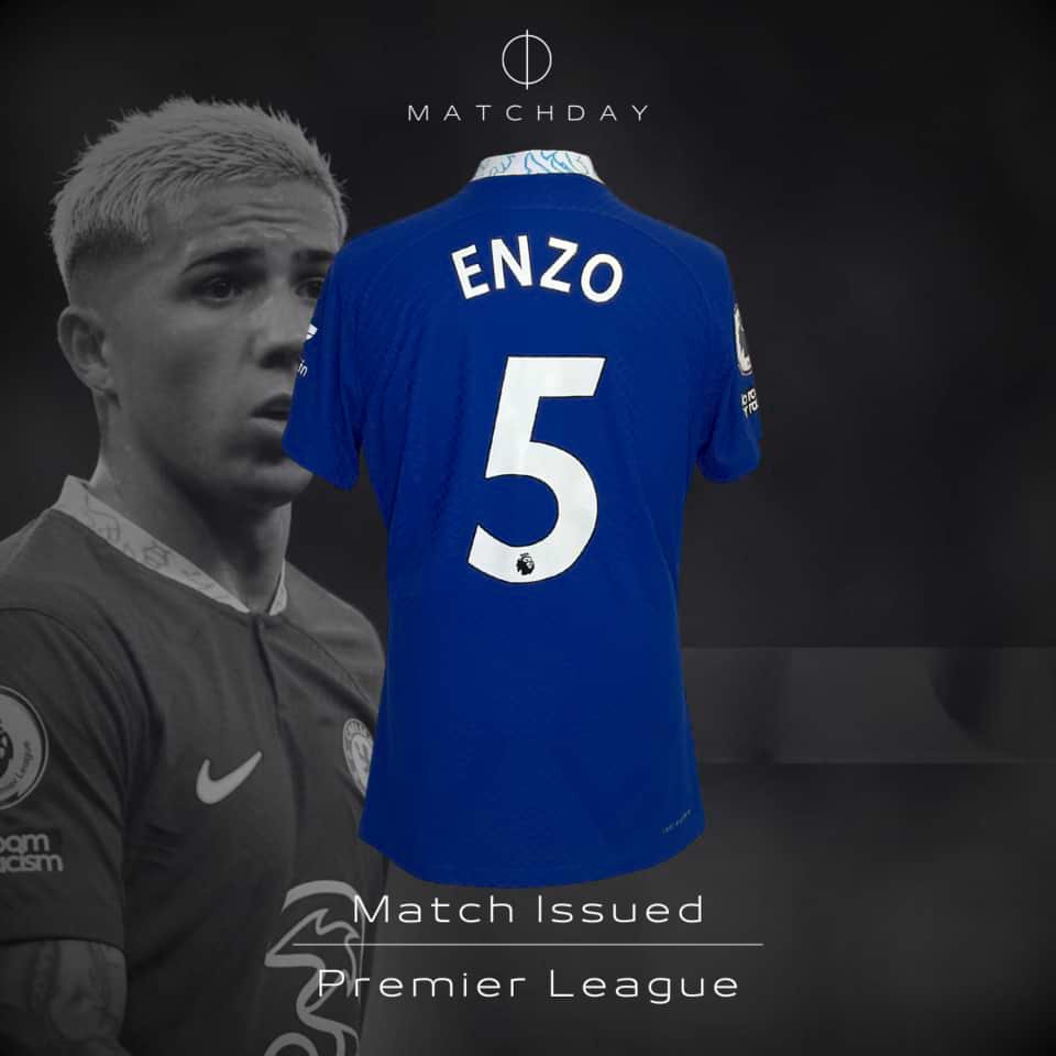 Enzo Fernandez – Match issued – Premier League 2023 - Image 3
