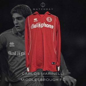 Carlos Marinelli Match worn 2003/4 Premier League - Middlesbrough