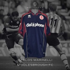 Carlos Marinelli Match issued 2003/04 - Middlesbrough - Premiership