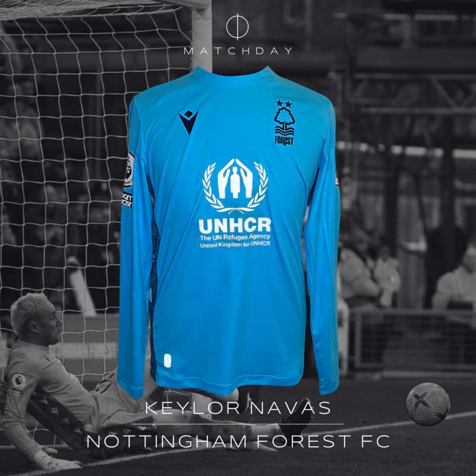 Keylor Navas – Match worn – Nottingham Forest FC – Premier League 2023
