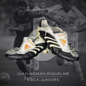 Juan Roman Riquelme - Match worn boots - Boca Juniors - Torneo Clausura 2008