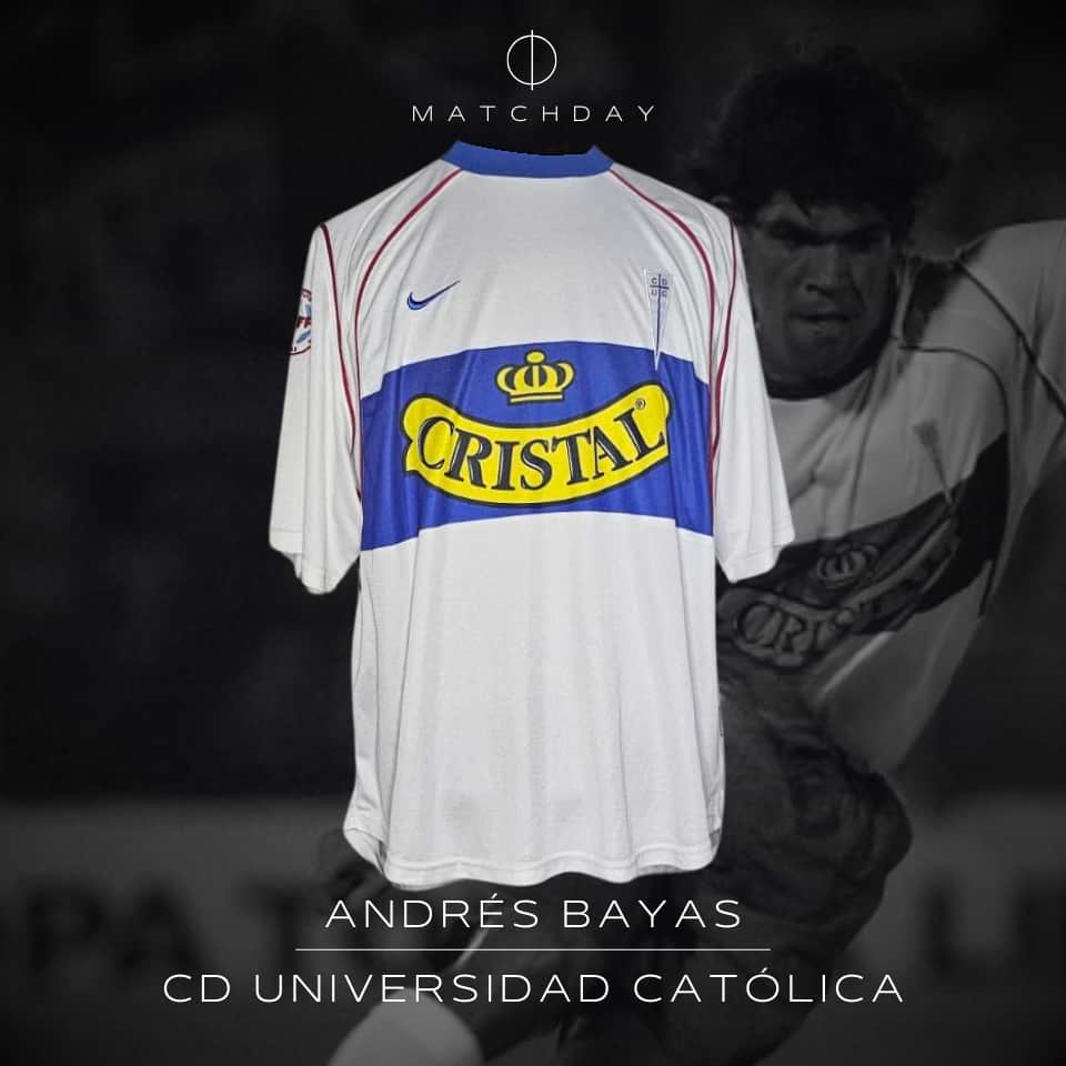 Andres Bayas – Match worn – Universidad Catolica – Copa Libertadores 2003