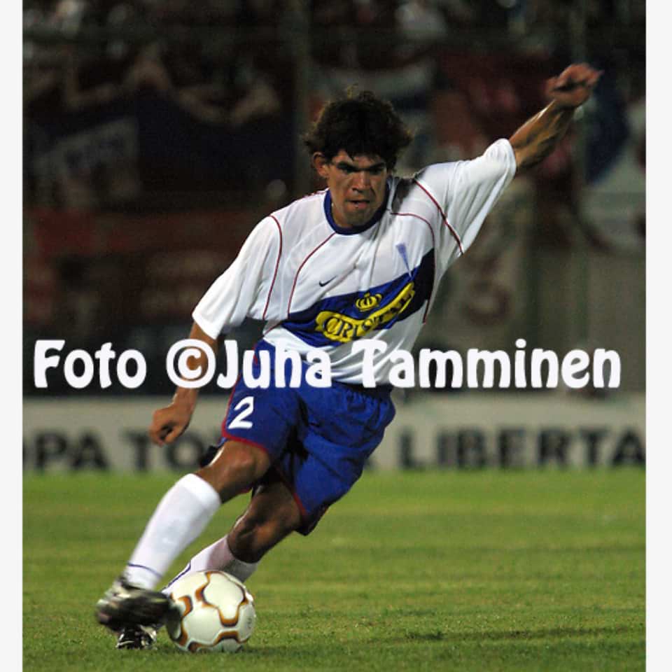 Andres Bayas – Match worn – Universidad Catolica – Copa Libertadores 2003 - Imagen 16
